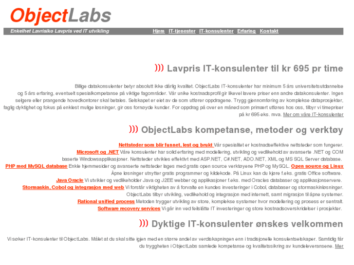 www.objectlabs.no