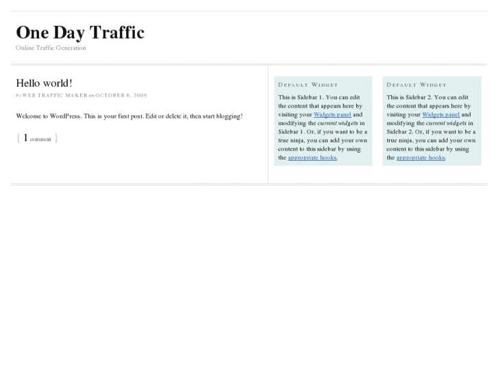 www.onedaytraffic.com