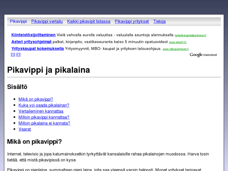 www.pikavippi-laina.info