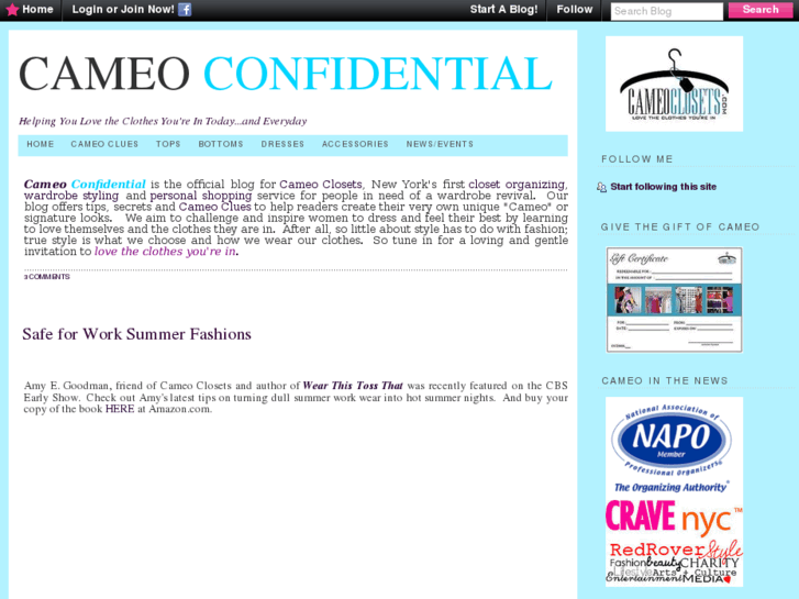 www.cameoclosetsconfidential.com