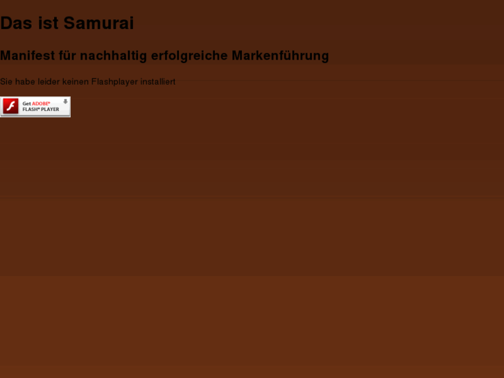 www.das-ist-samurai.de