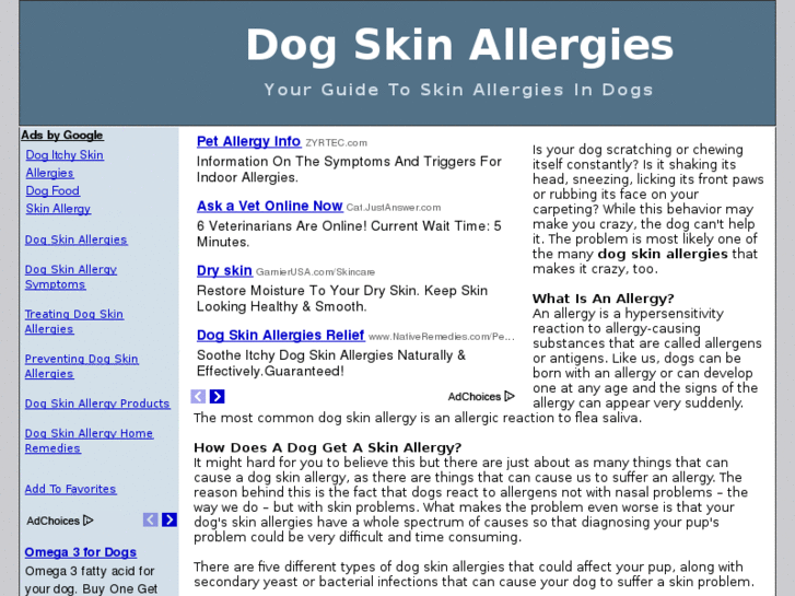 www.dogskinallergies.org