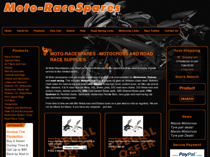 www.moto-racespares.com