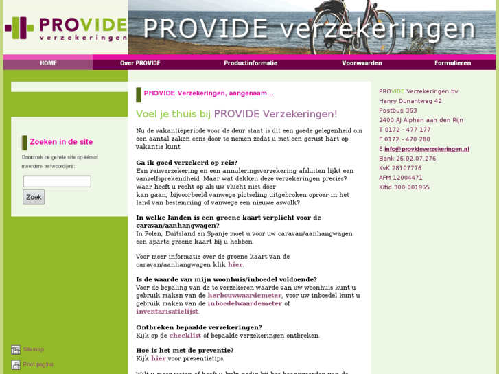 www.provide-verzekeringen.nl