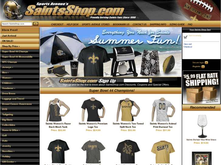 www.saintsmerchandise.com