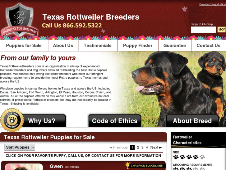 www.texasrottweilerbreeders.com