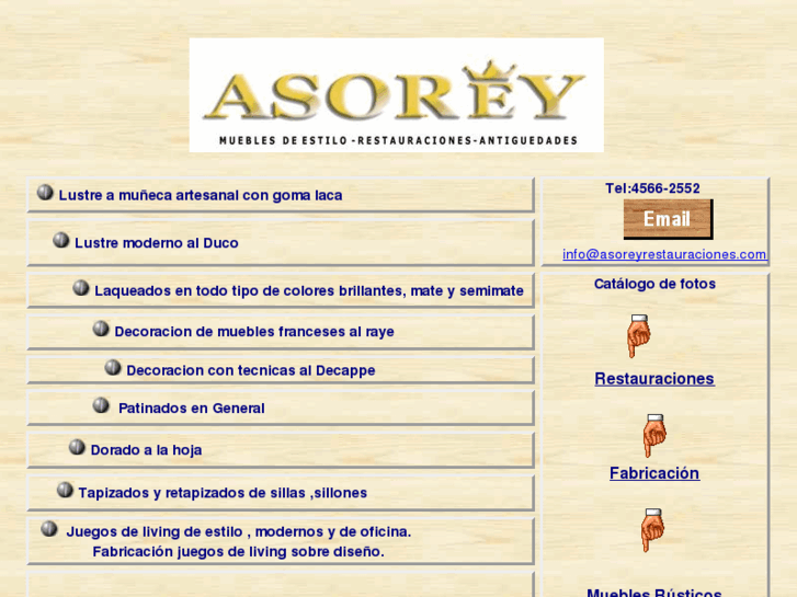 www.asoreyrestauraciones.com