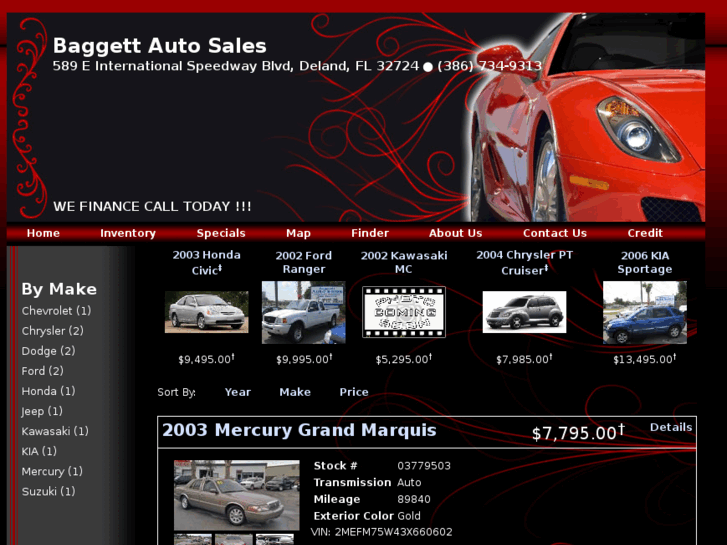 www.baggettautosales.com