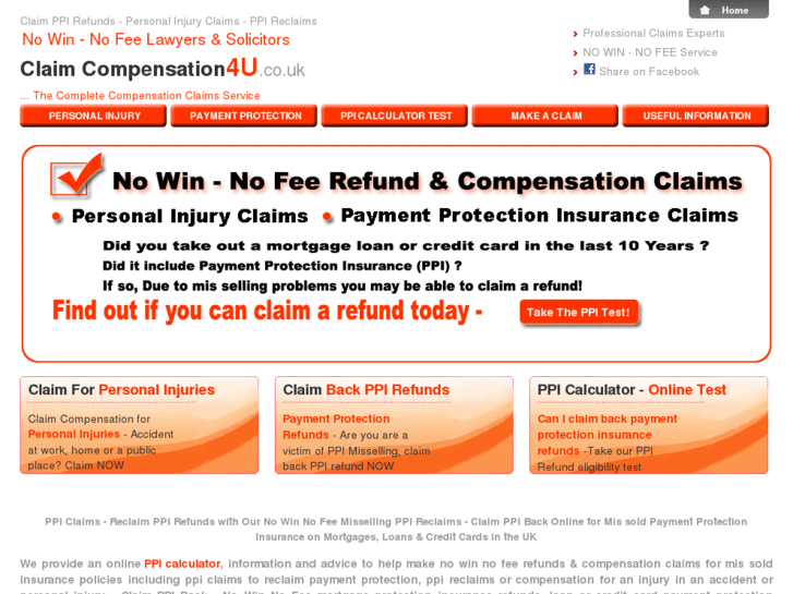 www.claim-compensation4u.co.uk