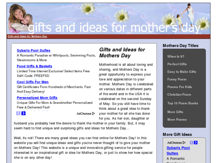 www.gifts-and-ideas-for-mothers-day.com