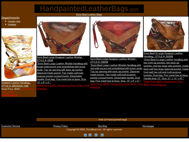 www.handpaintedleatherbags.com