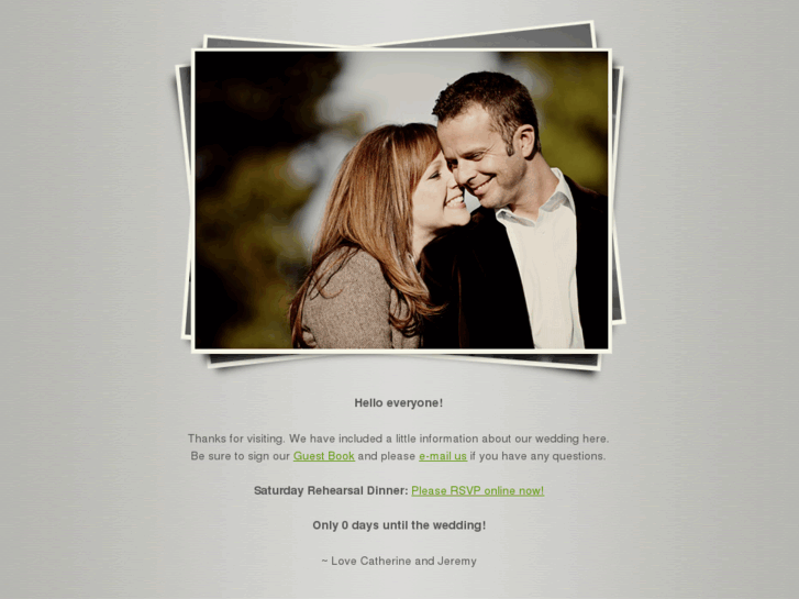 www.jeremyandcatherine.com
