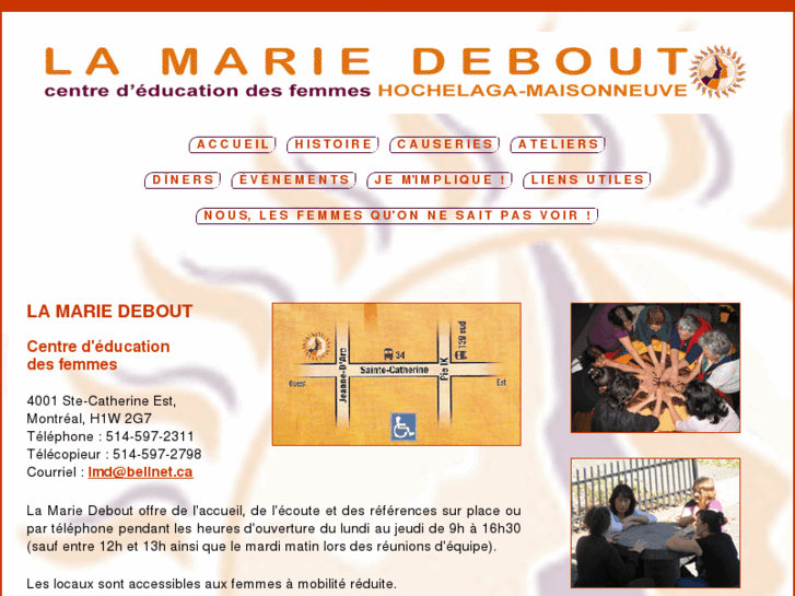 www.lamariedebout.org