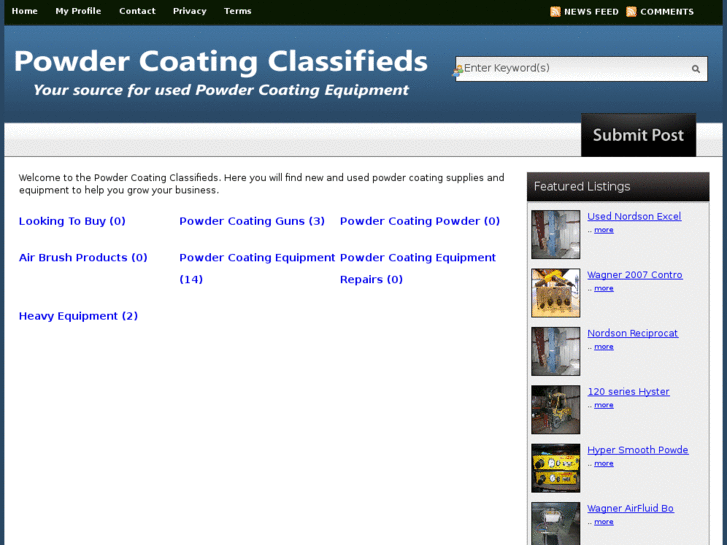 www.powdercoatingclassifieds.com