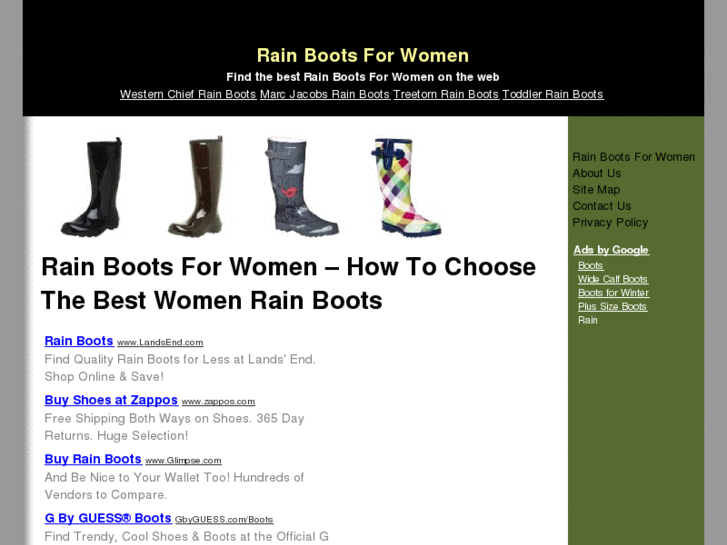 www.rainbootsforwomen.org