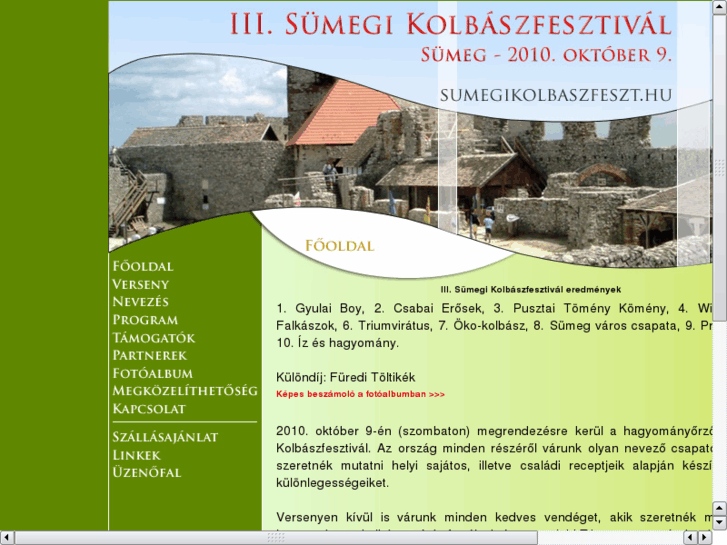 www.sumegikolbaszfeszt.hu