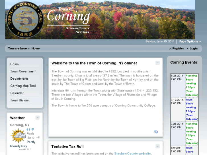 www.townofcorning.com