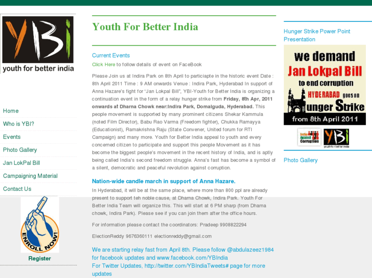 www.youthforbetterindia.org