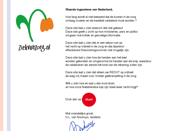 www.ziekvanzorg.nl