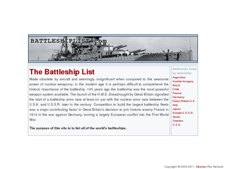 www.battleshiplist.com