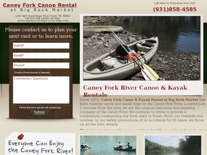 www.caneyforkcanoerental.com