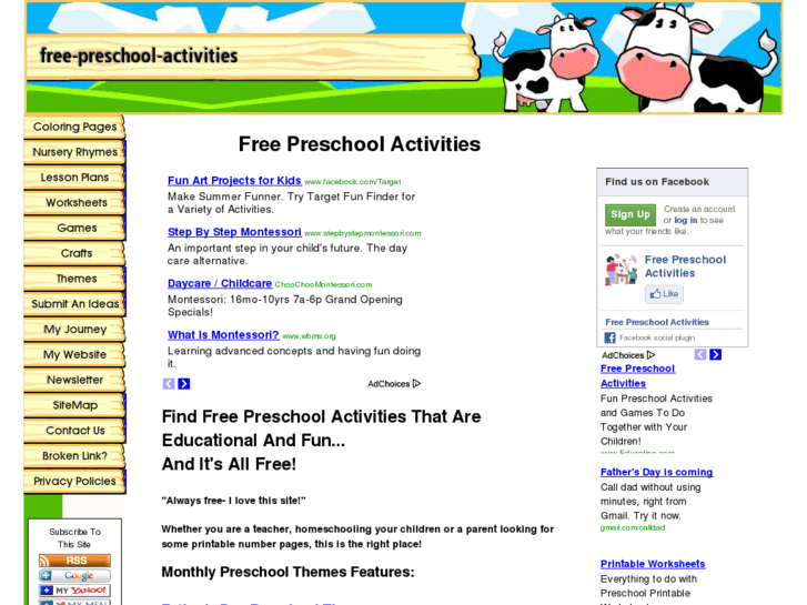 www.free-preschool-activities.com