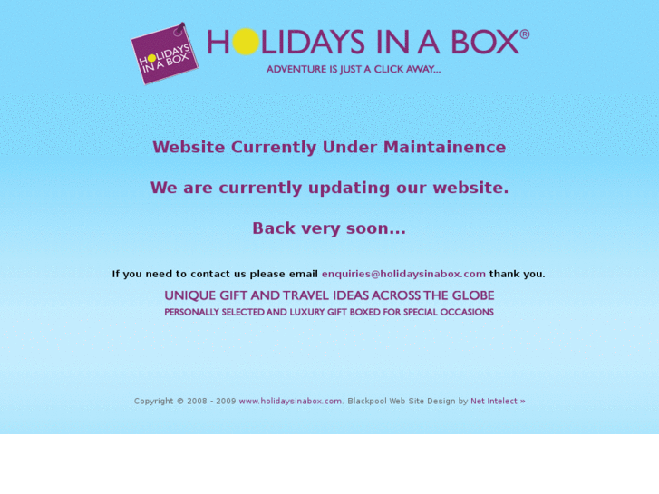 www.holidaysinabox.co.uk