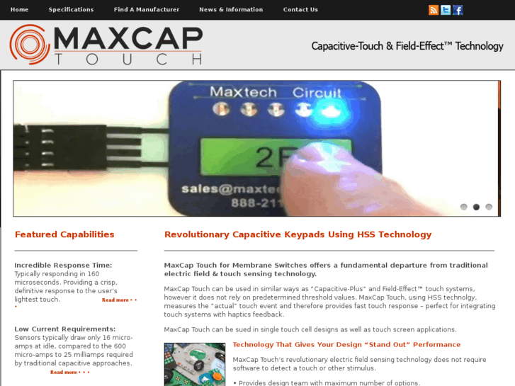 www.maxcaptouch.com