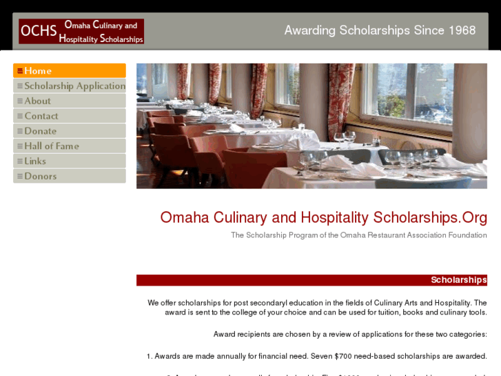 www.omahaculinaryandhospitalityscholarships.org