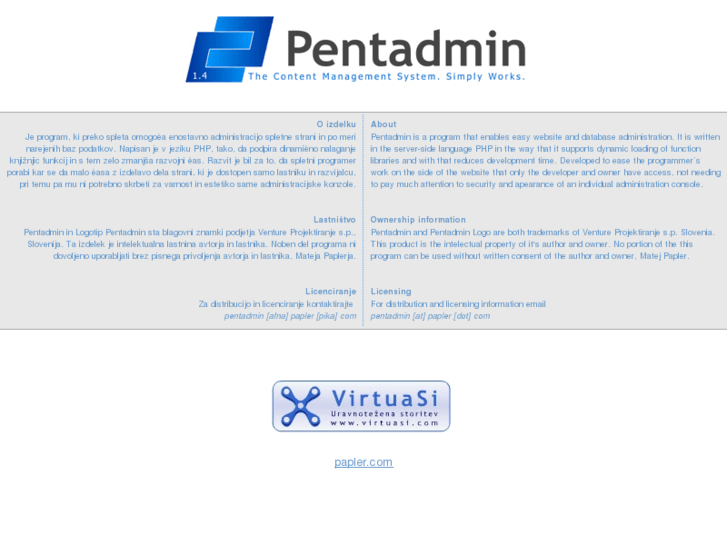 www.pentadmin.info