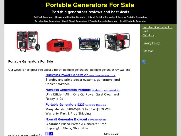 www.portablegeneratorsforsale.org