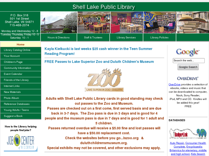 www.shelllakelibrary.org