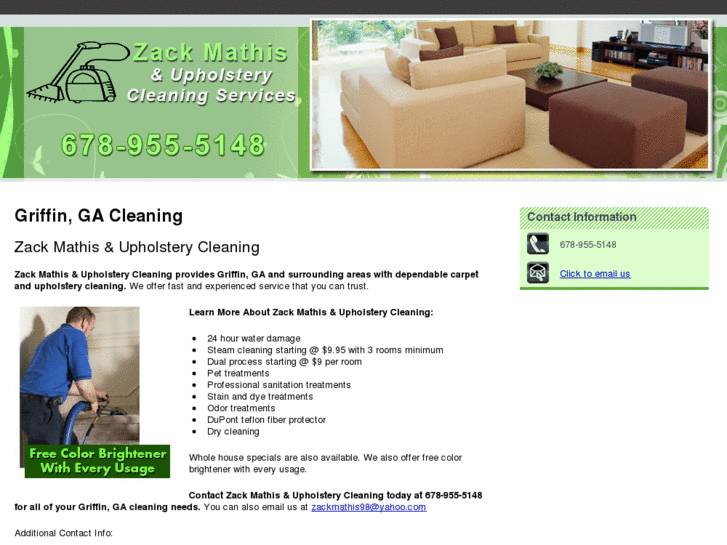 www.zackcarpetandupholsterycleaning.com