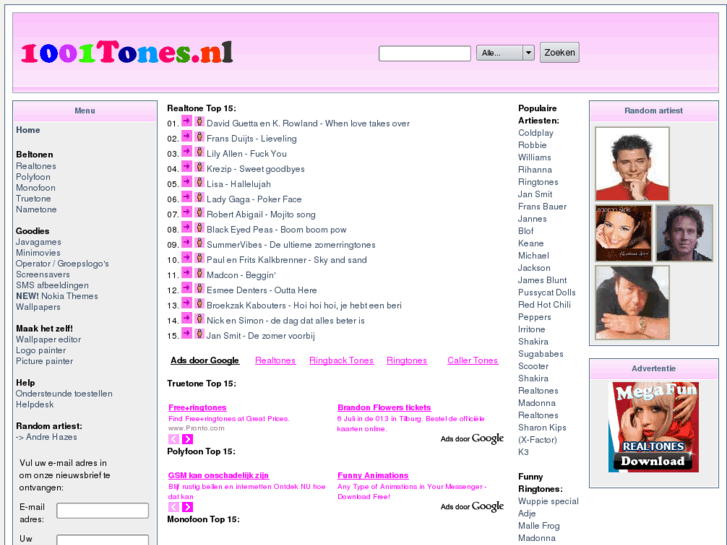 www.1001tones.nl