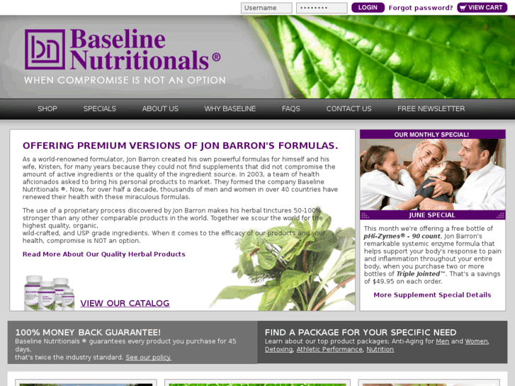 www.baselinenutritionals.com