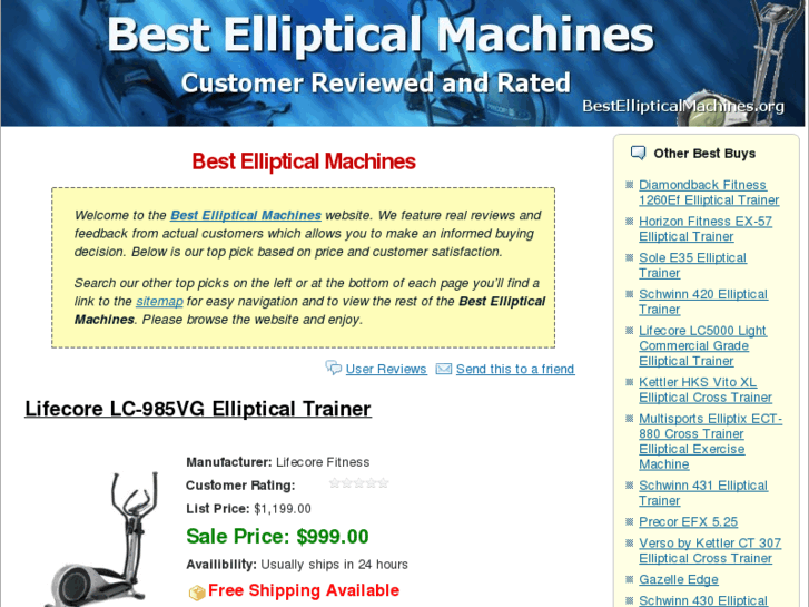 www.bestellipticalmachines.org