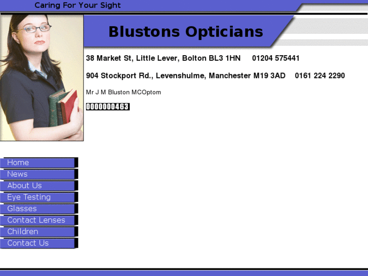 www.blustonsopticians.com