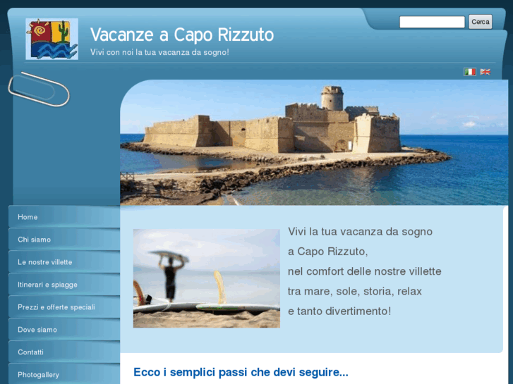 www.caporizzutovacanze.com
