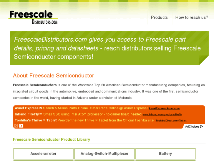 www.freescaledistributors.com