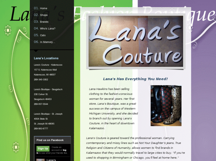 www.lanasfashionboutique.com