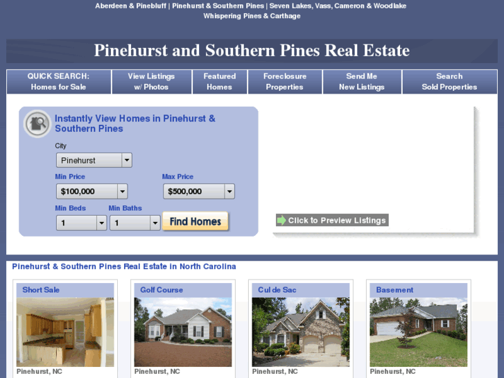 www.pinehurst-homes-for-sale.com