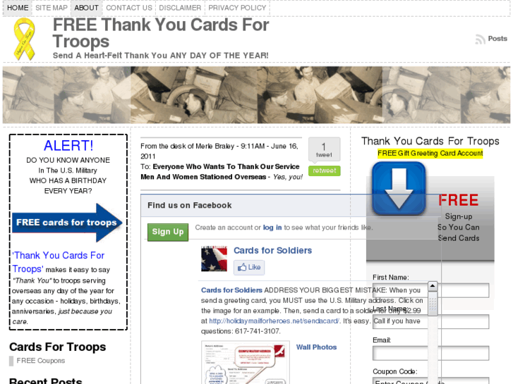 www.thankyoucardsfortroops.com