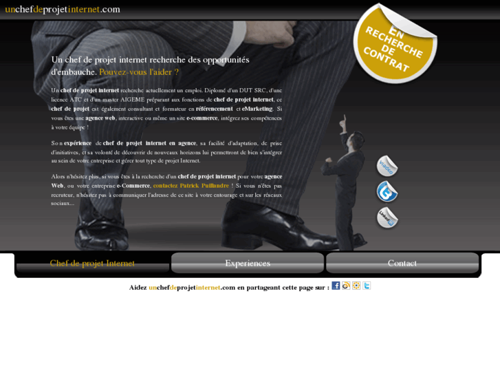 www.un-chef-de-projet-internet.com