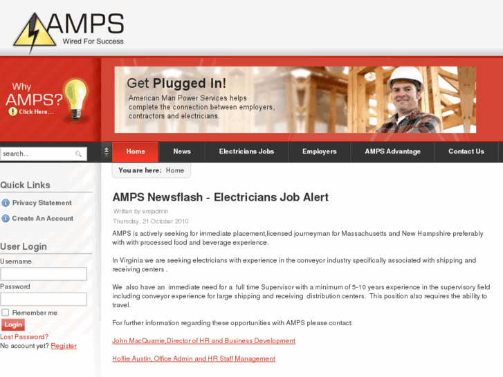 www.amps-electricians.com