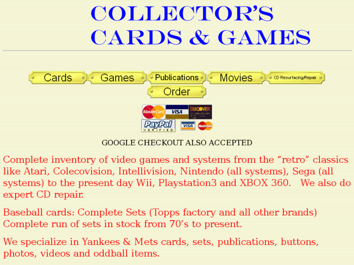 www.collectorscardsandgames.com