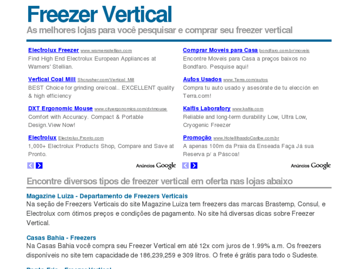 www.freezervertical.net