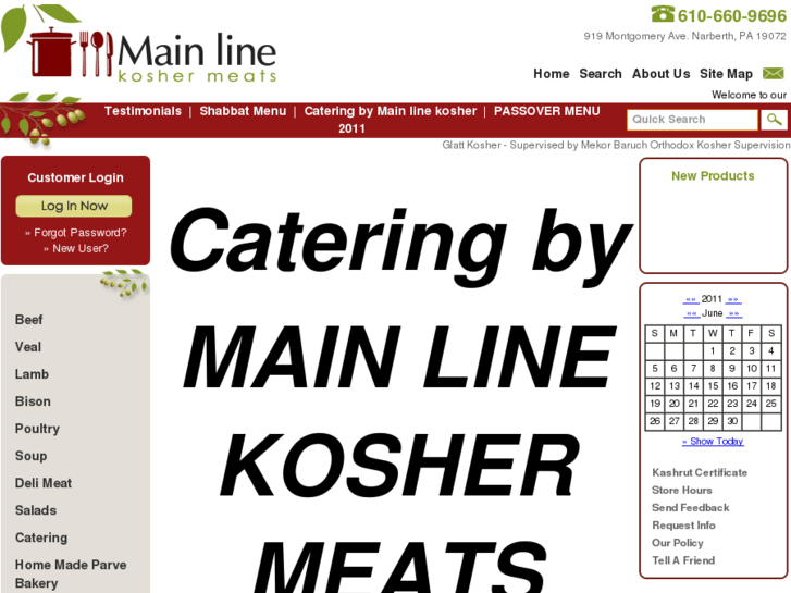 www.mainlinekoshermeats.com