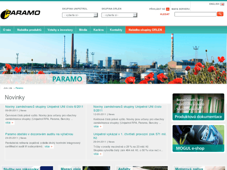 www.paramo.cz