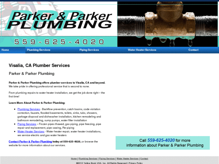 www.parkerandparkerplumbing.com