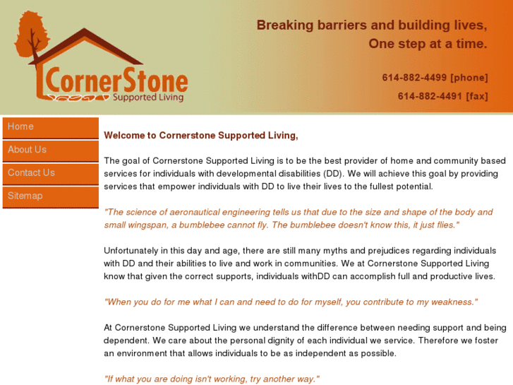 www.cornerstonesupportedliving.com